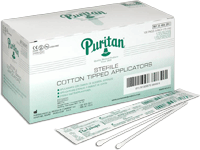 Sterile Cotton-Tip Applicator with Wood Handle 6" 200 Count 25-806 2WC