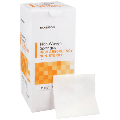 McKesson Nonwoven Sponge, 4 x 4 Inch