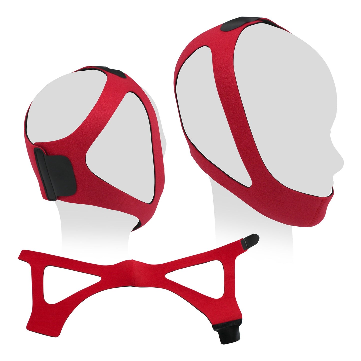 CPAP Mask Component, Ruby Style Chinstrap