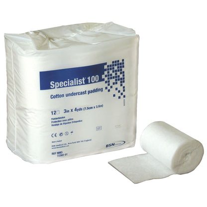 Specialist® 100 White Cotton Undercast Cast Padding