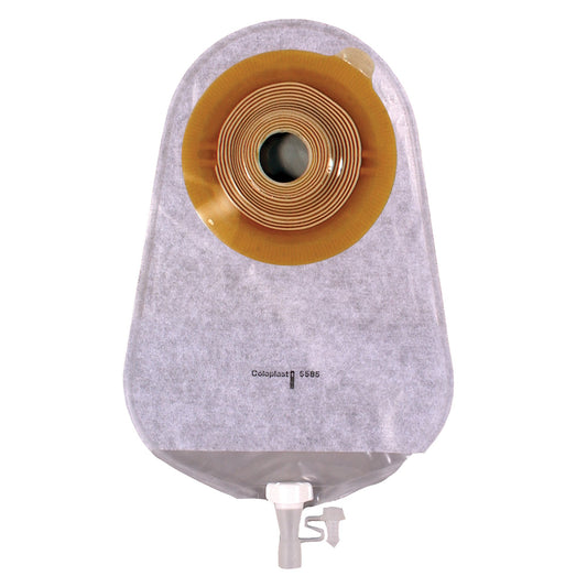 Assura® Deep Convex One-Piece Transparent Urostomy Pouch, 35 mm Stoma