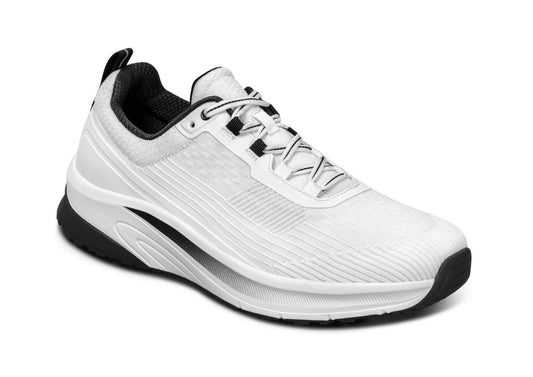 Race Men's Running Shoes, White, angle view