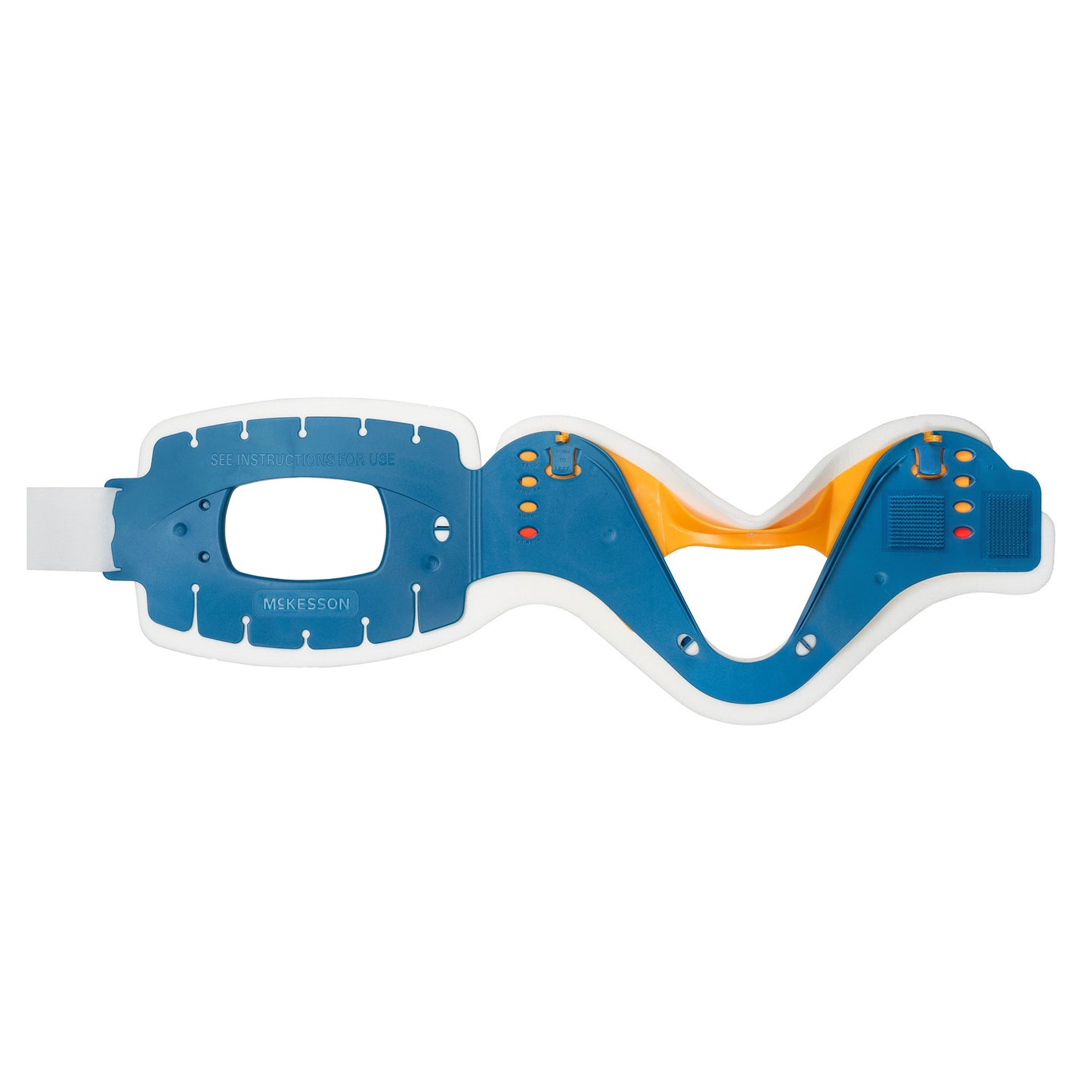 McKesson Rigid Cervical Collar, One-Piece / Trachea Opening