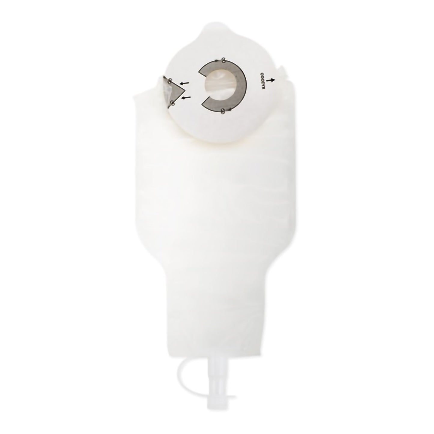 Flextend™ One-Piece Opaque Rectal Collection Pouch with SoftFlex, 12-Inch Length