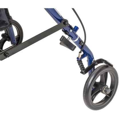 Drive™ Steel Rollator with 6 Inch Wheels, Blue