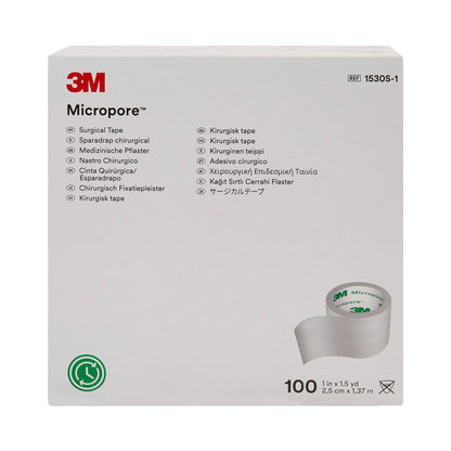 3M™ Micropore™ Paper Medical Tape, 1 Inch x 1-1/2 Yard