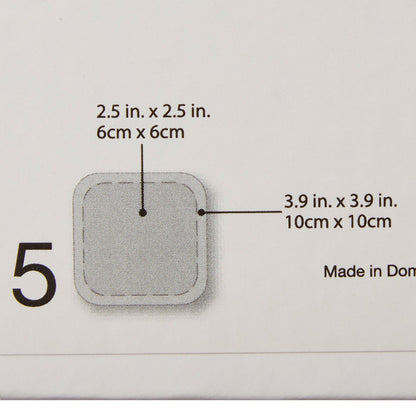 DuoDerm® CGF® Border Hydrocolloid Dressing, 2-1/2 x 2-1/2 Inch