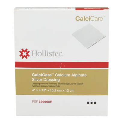 CalciCare™ Calcium Alginate Dressing with Silver, 4 x 4-3/4 Inch