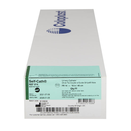 Self-Cath® Urethral Catheter, Coudé Olive