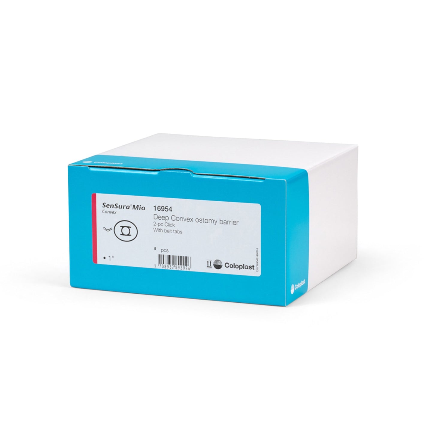 SenSura® Mio Click Convex Deep Ostomy Barrier, 28 mm Stoma