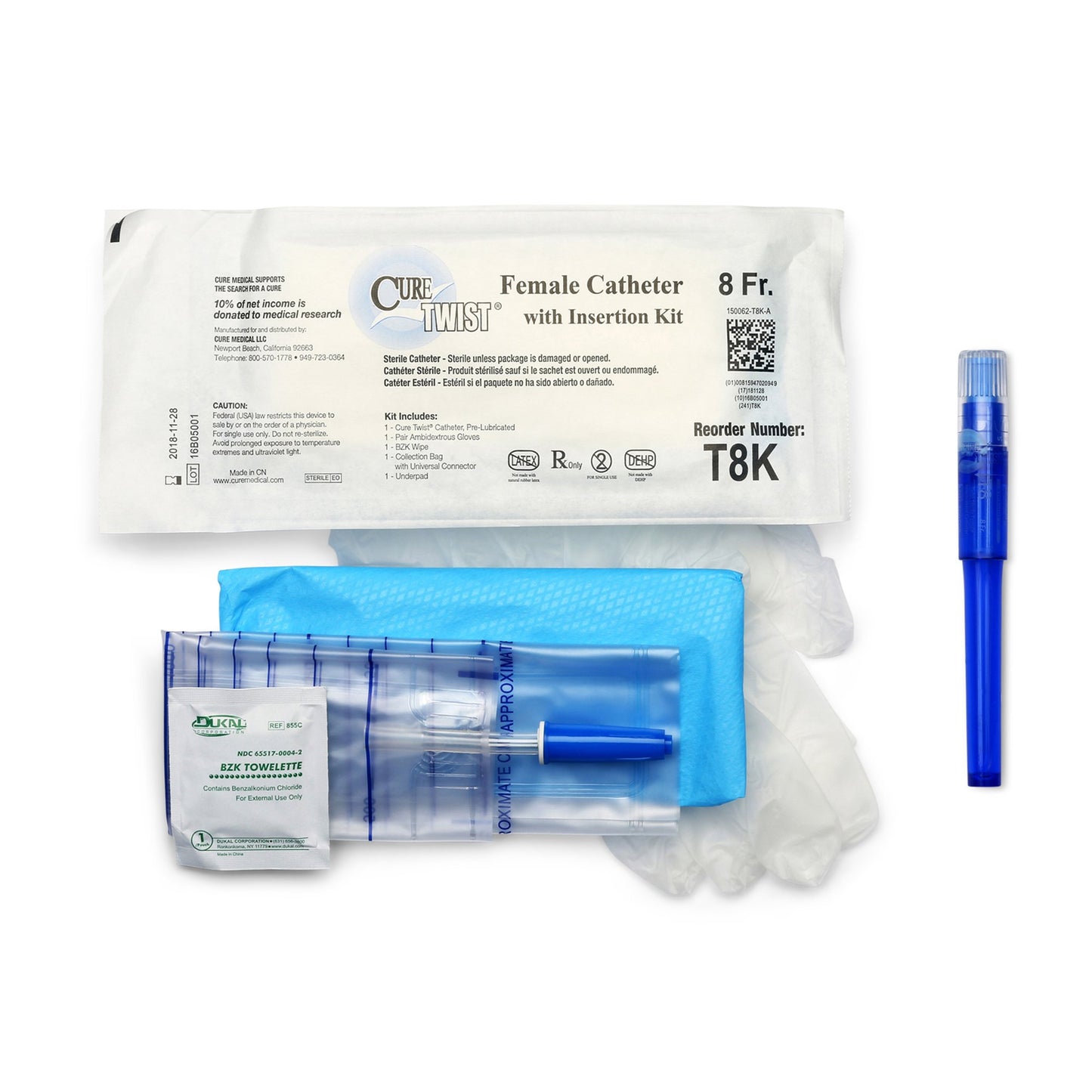 Cure Twist® Intermittent Catheter Kit
