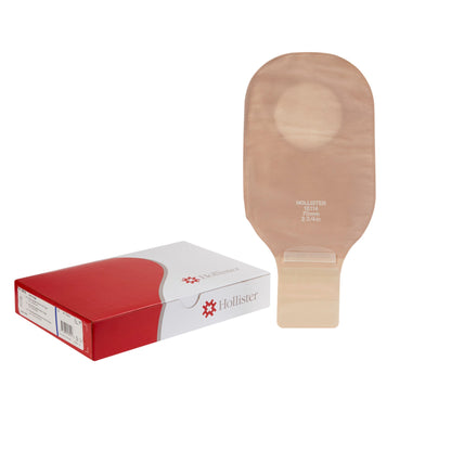 New Image™ 18114 Beige Colostomy Pouch, Pre-cut to Fit 70 mm Stomas