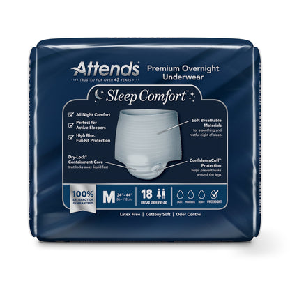Attends® Sleep Comfort Premium Overnight Underwear