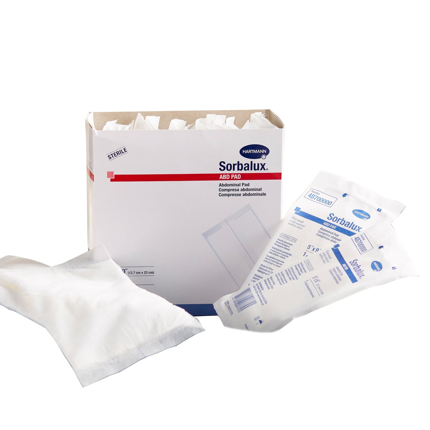 Sorbalux® ABD Sterile Abdominal Pad, 5 x 9 Inch