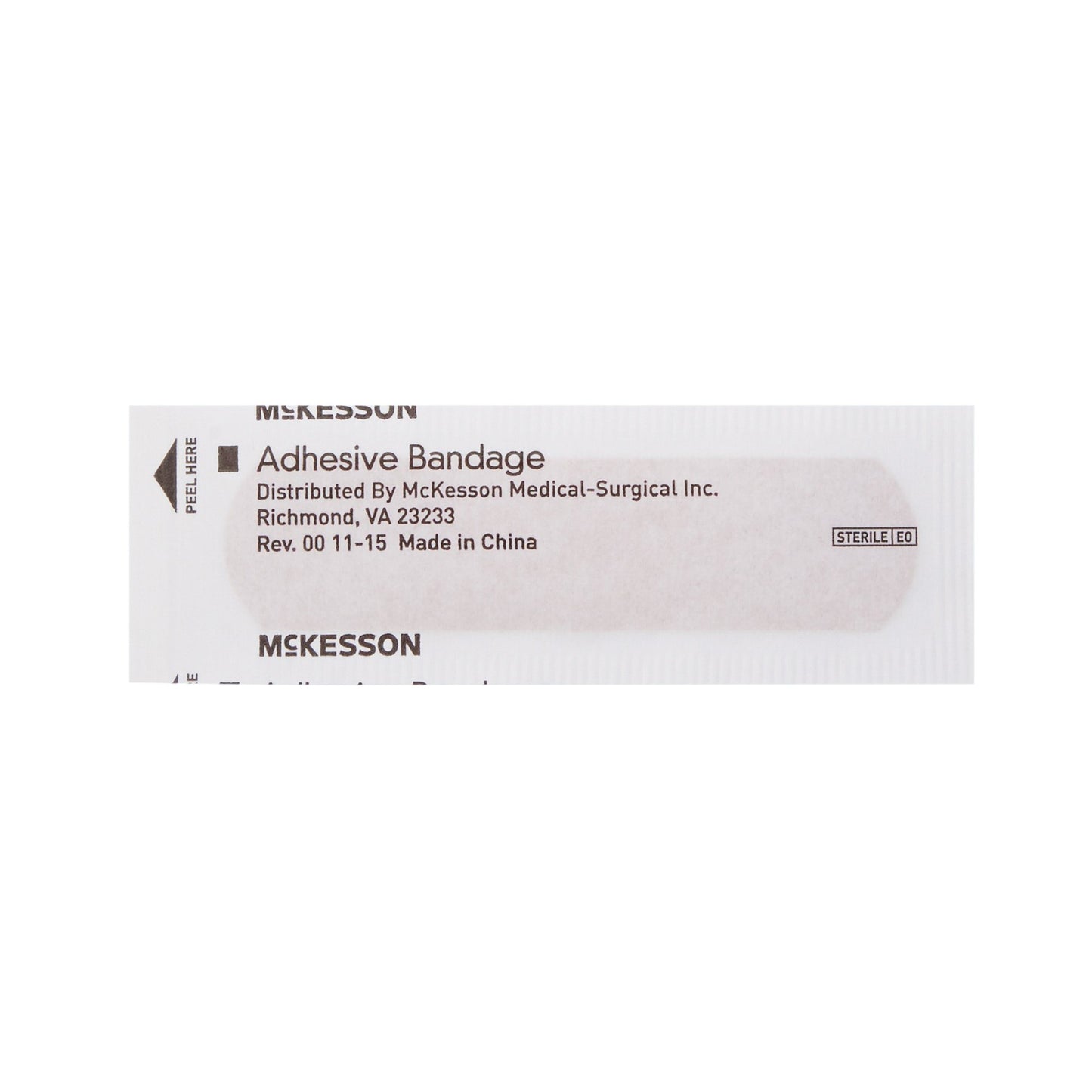 McKesson Adhesive Strip/Plastic Patch, 3/4 x 3 Inch