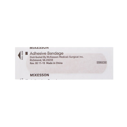 McKesson Adhesive Strip/Plastic Patch, 3/4 x 3 Inch