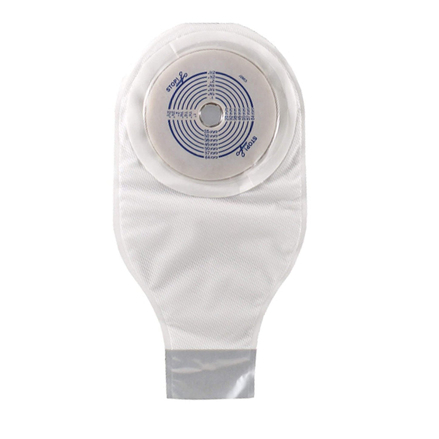 ActiveLife® One-Piece Drainable Transparent Colostomy Pouch, 12 Inch Length
