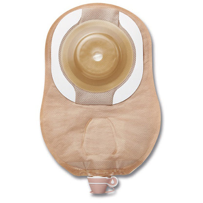 CeraPlus™ Soft Convex 1-Piece Beige Urostomy Pouch, Pre-cut to Fit 22 mm Stomas