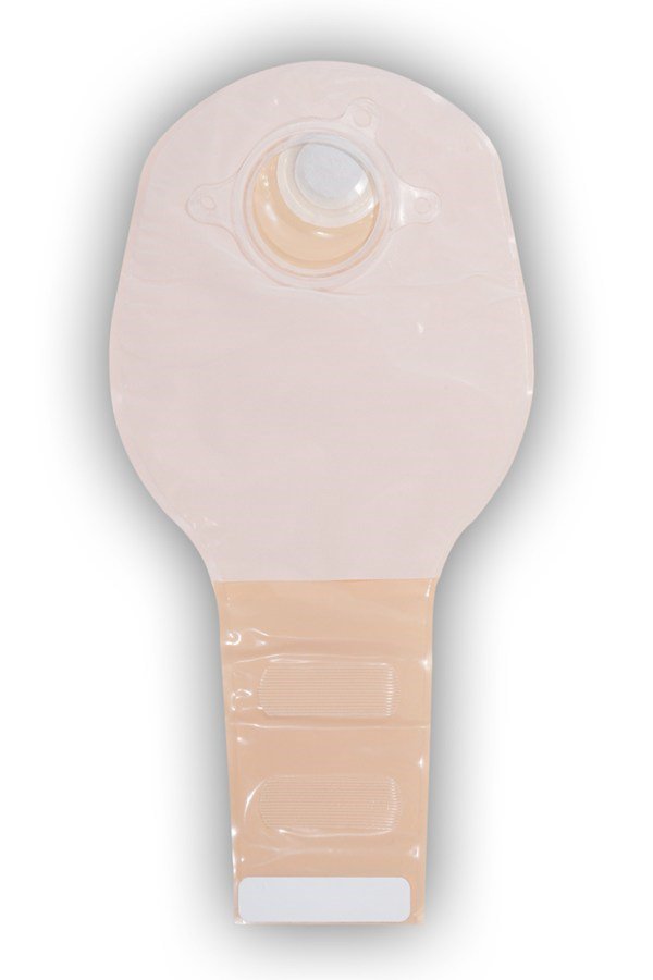 Sur-Fit Natura® Two-Piece Drainable Opaque Ostomy Pouch, 12 Inch Length