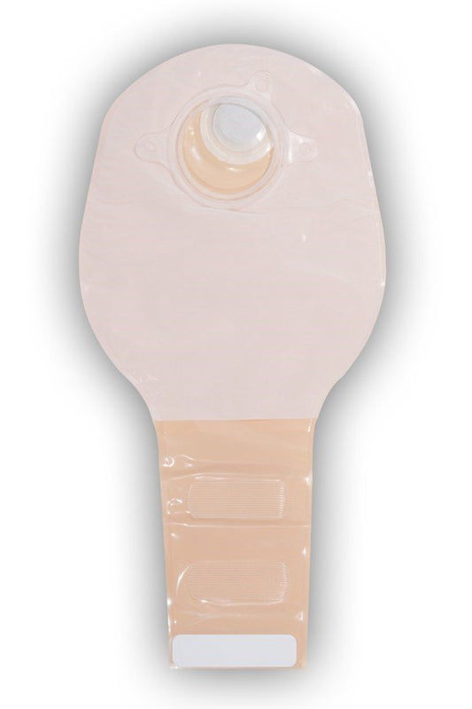 Sur-Fit Natura® Two-Piece Drainable Opaque Ostomy Pouch, 12 Inch Length