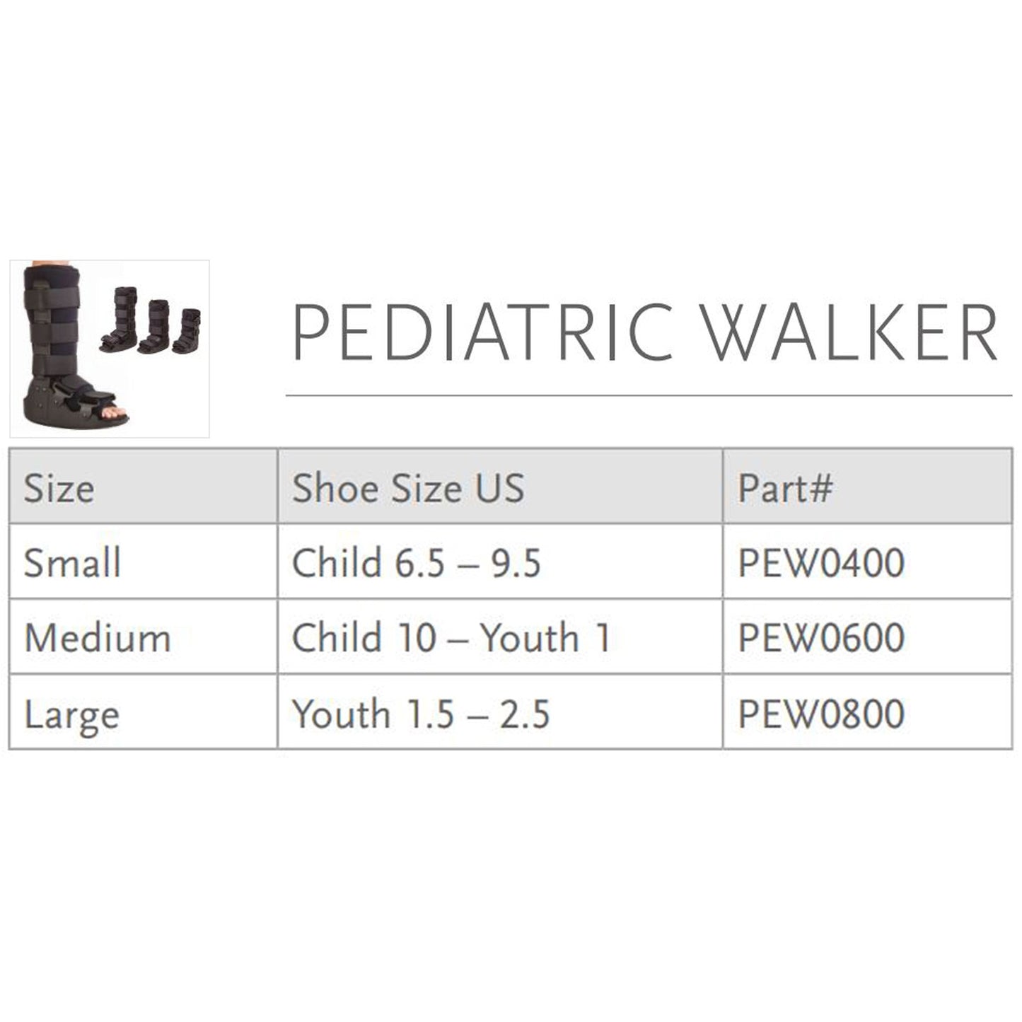 Össur CAM Walker® Pediatric Boot, Large