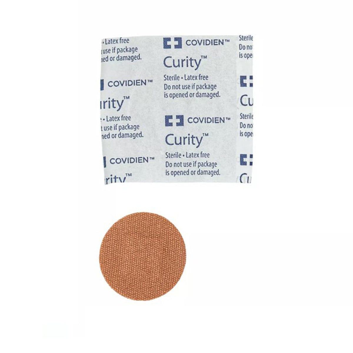 Curity Spot Adhesive Bandage Fabric 7/8" 50 Count