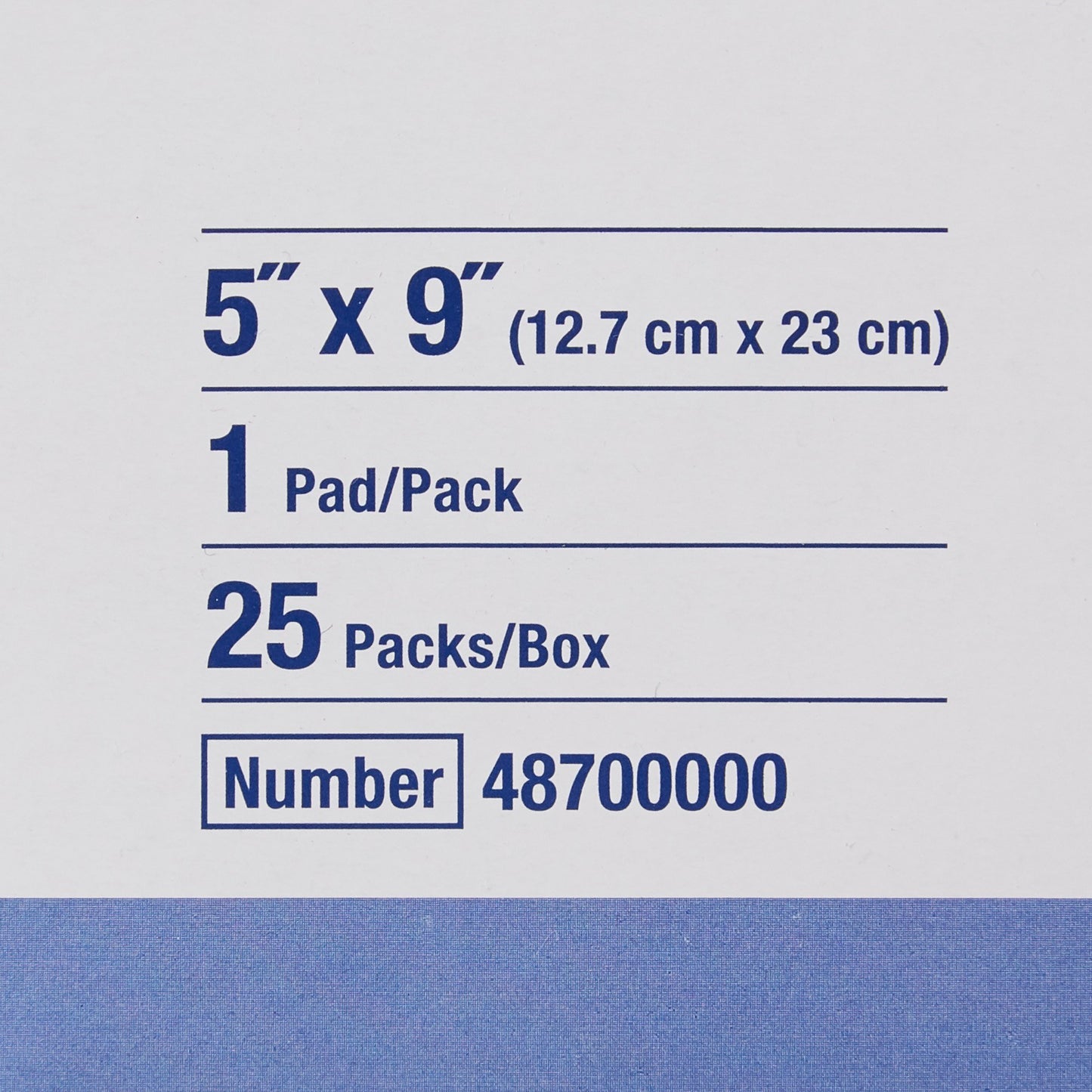 Sorbalux® ABD Sterile Abdominal Pad, 5 x 9 Inch
