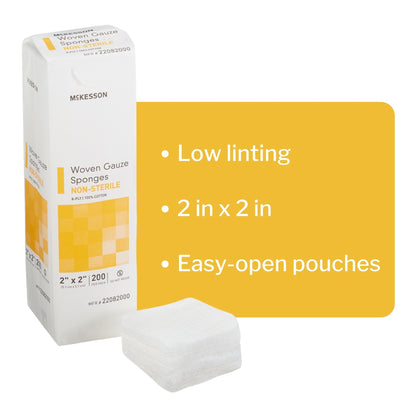 McKesson Gauze Sponge, 2 x 2 Inch