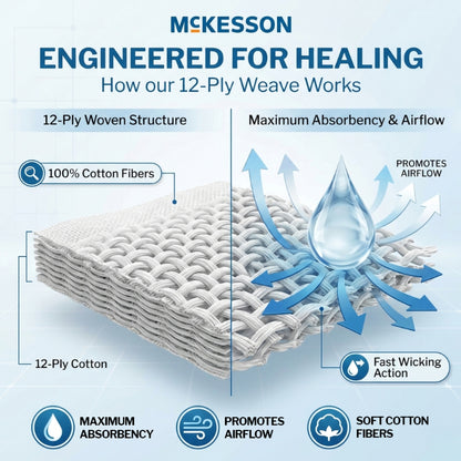 McKesson Gauze Sponge, 3 x 3 Inch