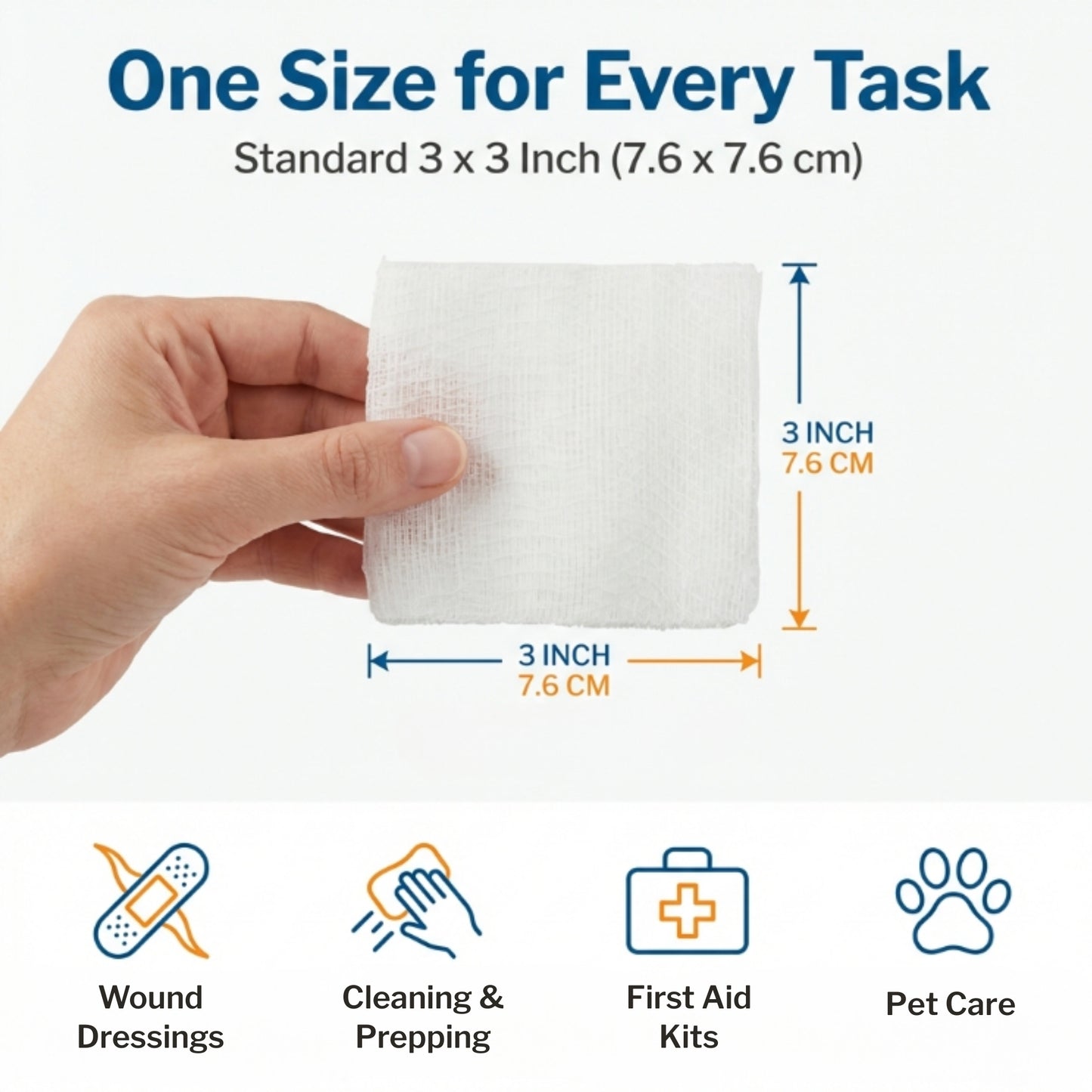 McKesson Gauze Sponge, 3 x 3 Inch