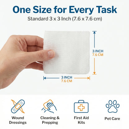 McKesson Gauze Sponge, 3 x 3 Inch