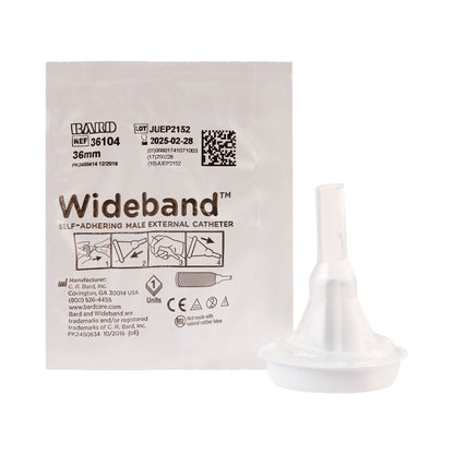 Bard® Wide Band® Male External Catheter, Silicone