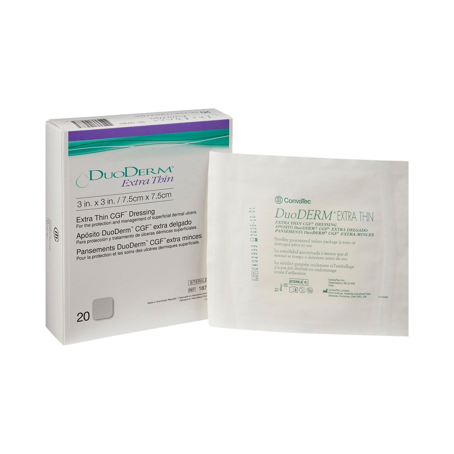DuoDerm® Extra Thin Hydrocolloid Dressing