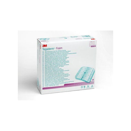 Tegaderm Non-Adhesive Fenestrated Foam Dressing 3-1/2" x 3-1/2" 10 Count