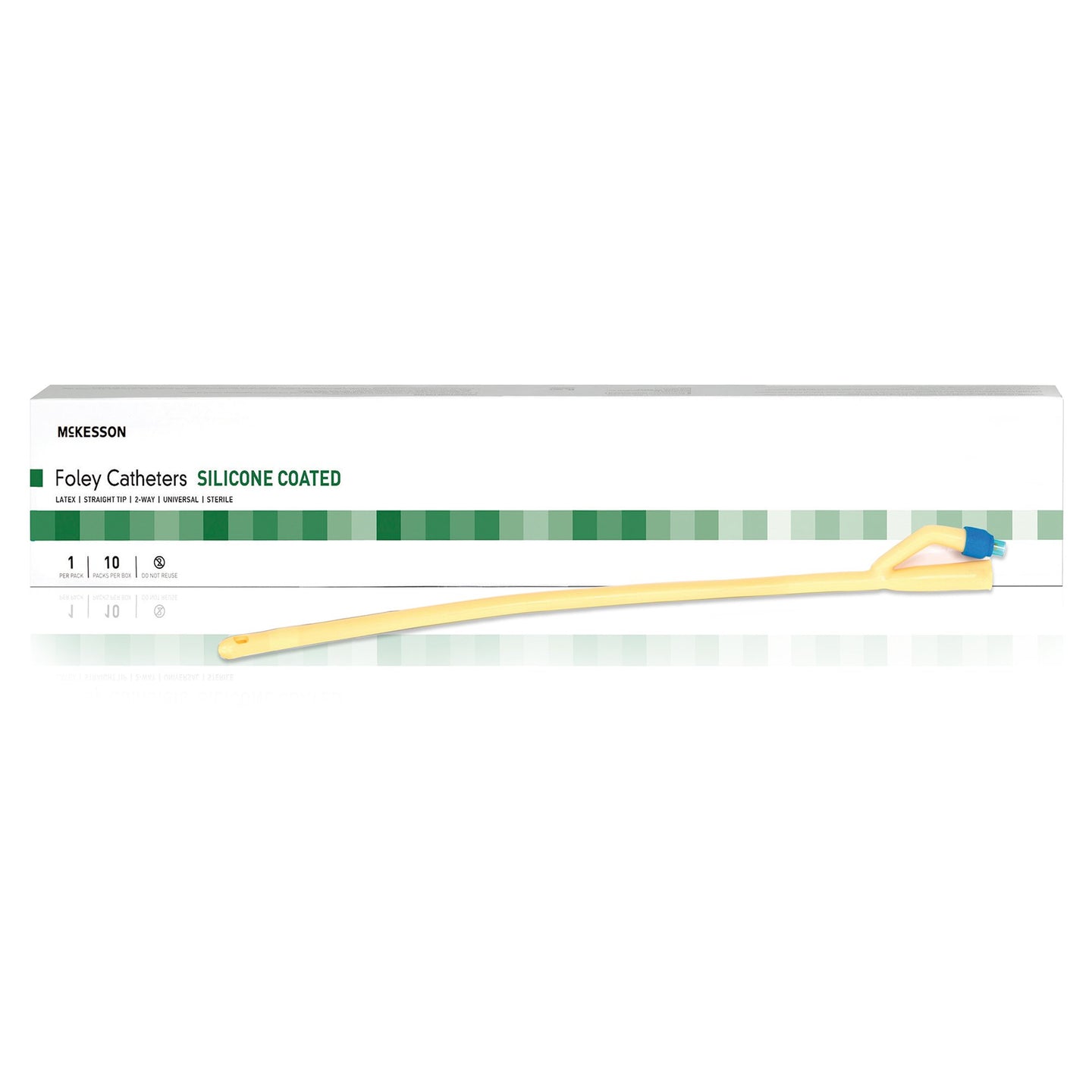 McKesson Silicone-Coated Latex Foley Catheter, 12 Fr.
