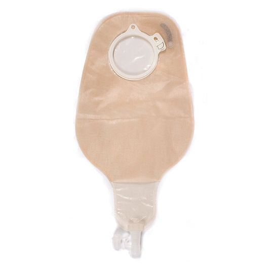 Assura® Two-Piece High Output Transparent Ostomy Pouch, Red Match