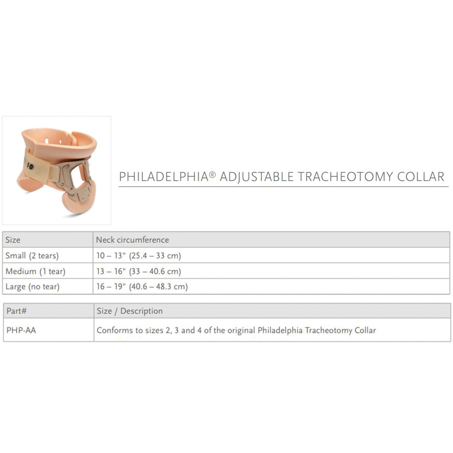 Ossur® Philadelphia® Cervical Collar, One Size Fits Most