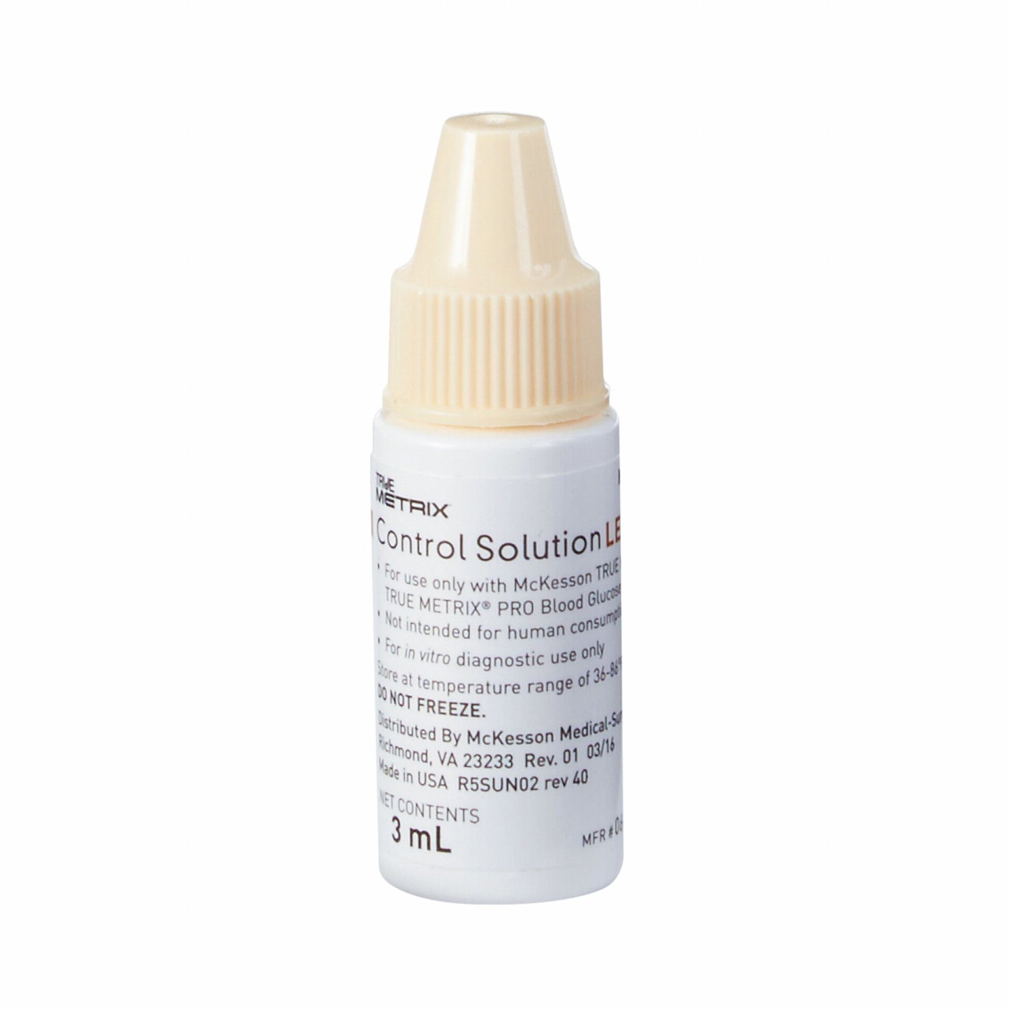 McKesson TRUE METRIX Blood Glucose Testing, Control Solution