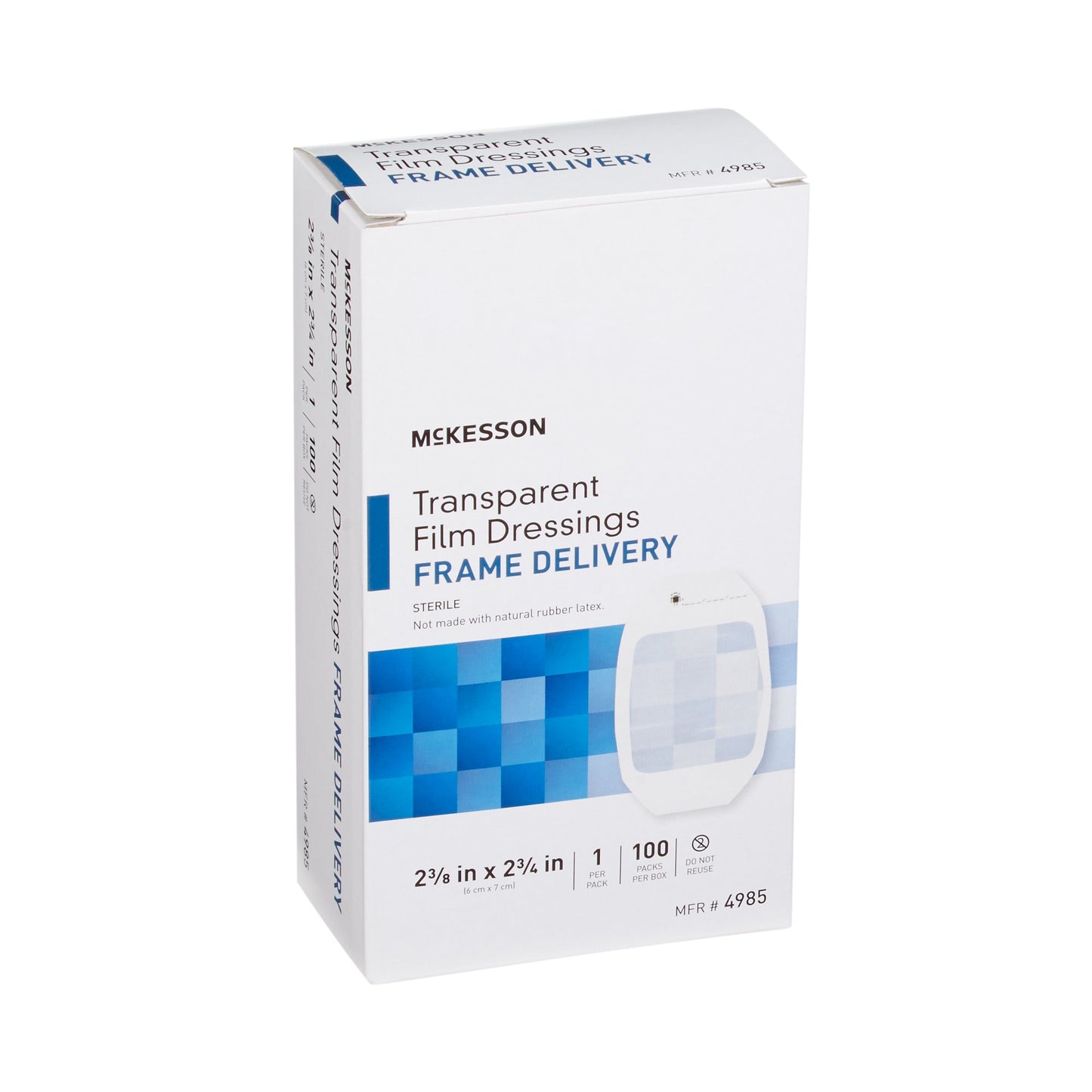 McKesson Octagonal Sterile Dressing with Frame-Style Delivery