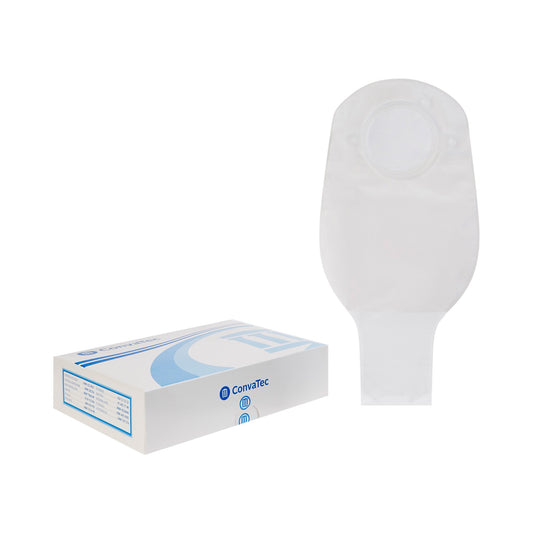 Sur-Fit Natura® Two-Piece Transparent Colostomy Pouch, 2-1/4 Inch Flange