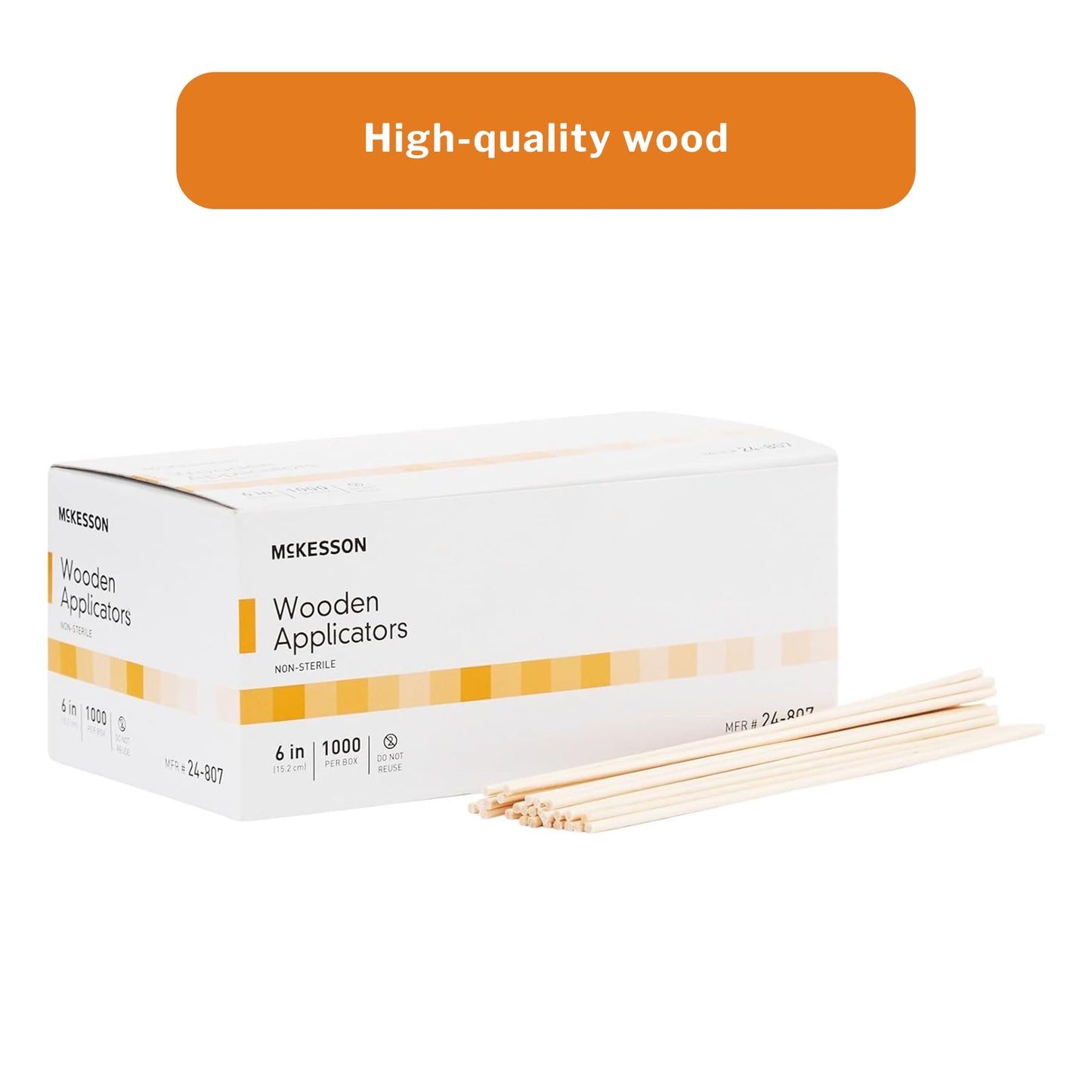 McKesson Applicator Stick, 6-Inch Length