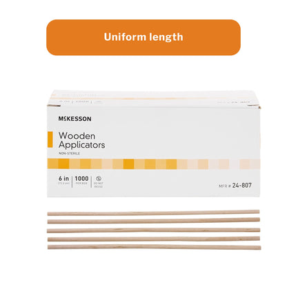 McKesson Applicator Stick, 6-Inch Length