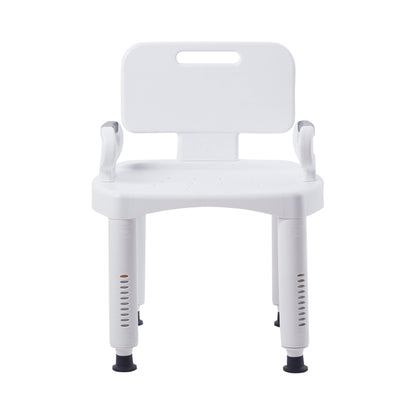 McKesson Bath Bench with Removable Arm Rail and Back, 21.25 Inch Width