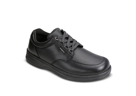 Avery Island Men's Dress Shoes, Black, angle view