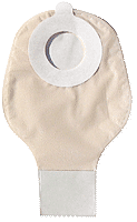 9" Mid-Size Drainable Two-Piece Pouch Use with MicroSkin Barrier Clear 10 Count