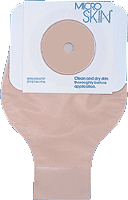 9" Mid-Size Colo One-Piece Drainable Pouch with MicroDerm MicroSkin Opaque 10 Count