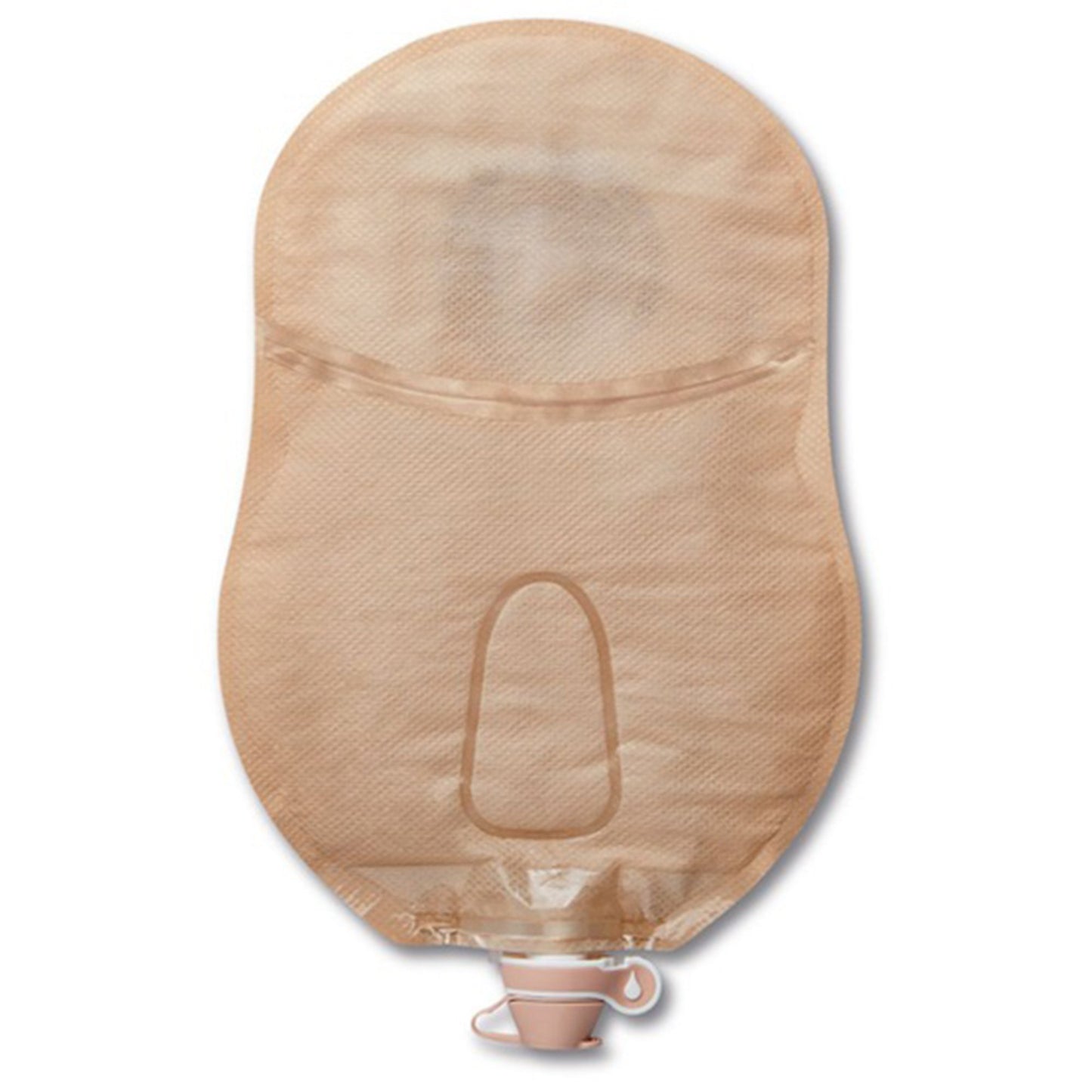 CeraPlus™ Soft Convex 1-Piece Beige Urostomy Pouch, Pre-cut to Fit 22 mm Stomas