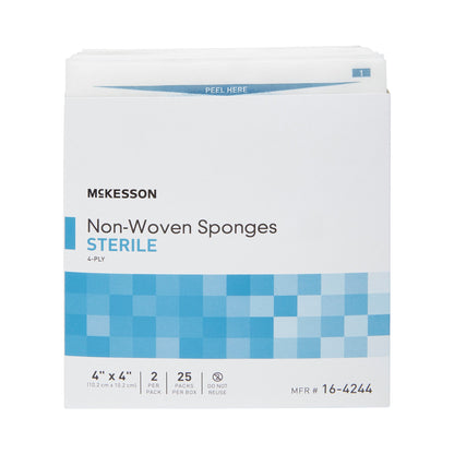 McKesson Nonwoven Sponge, 4 x 4 Inch