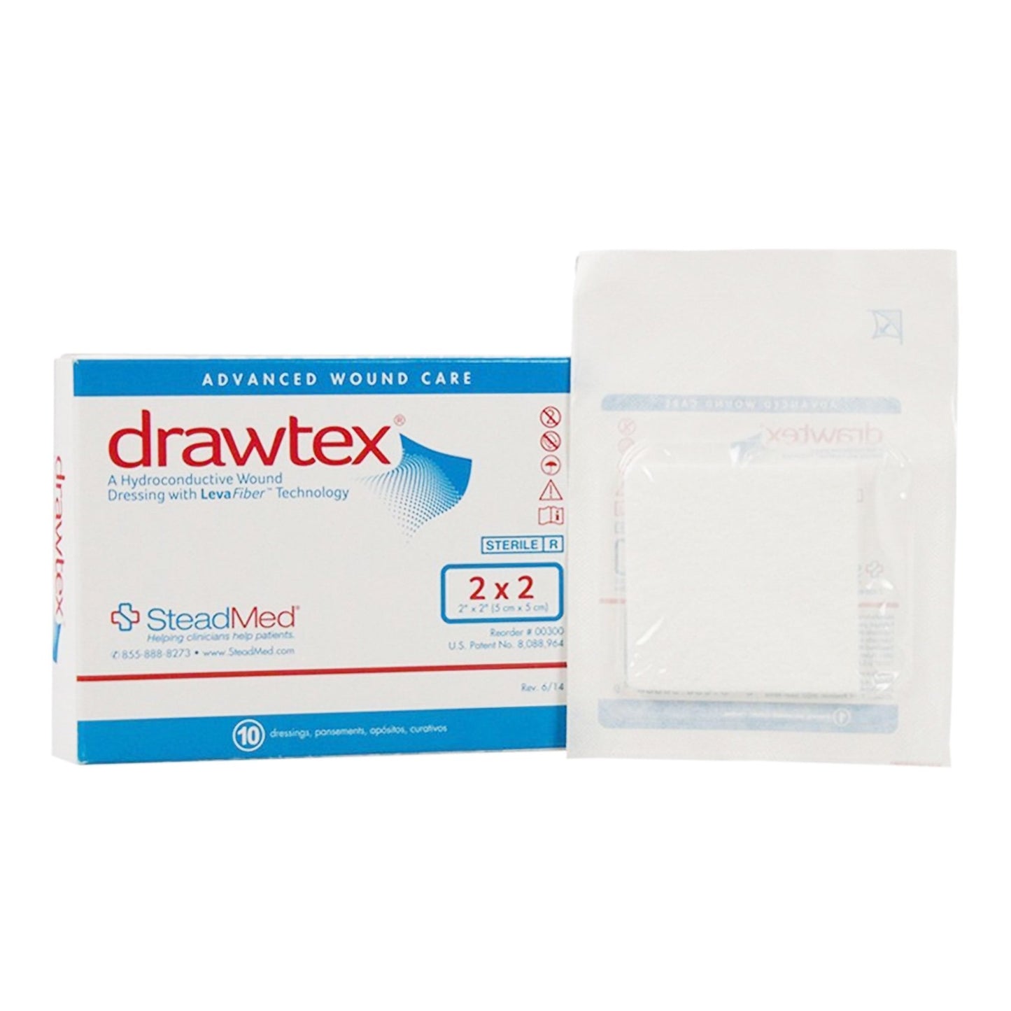 Drawtex® Nonadherent Dressing, White