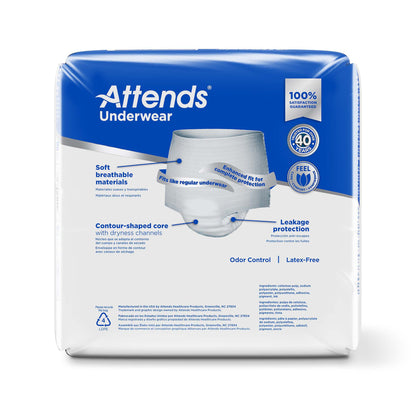 Attends® Care Moderate Absorbent Underwear, Extra Large